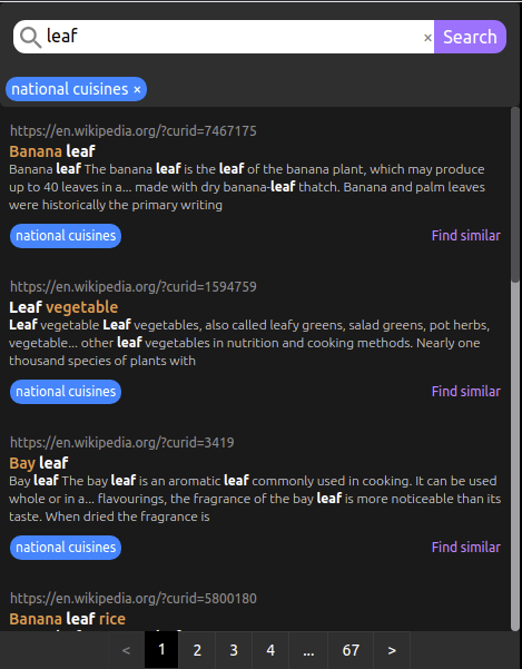 Semantic filter Semantic filter
